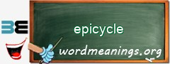 WordMeaning blackboard for epicycle
